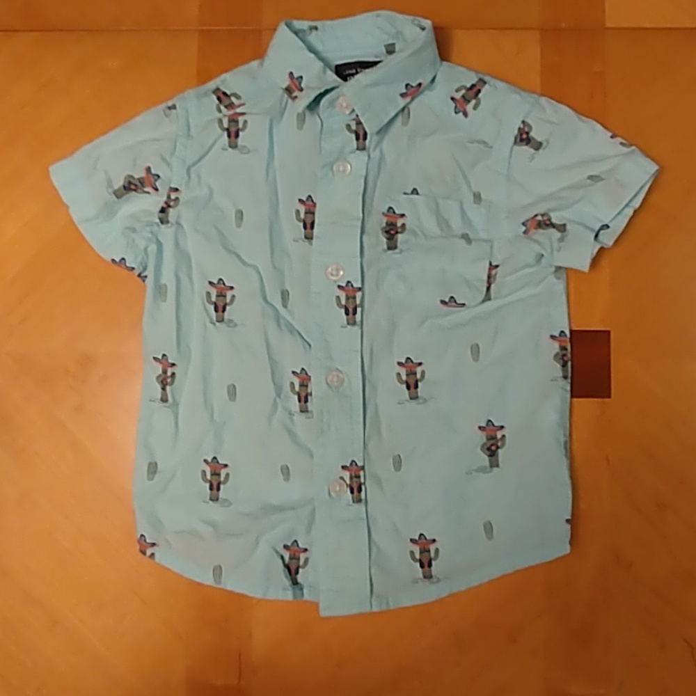 Cactus infant boys button up